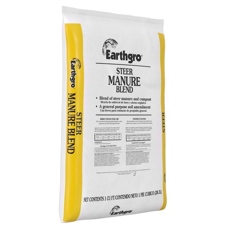 Earthgro Organic Steer Manure 1 cu ft