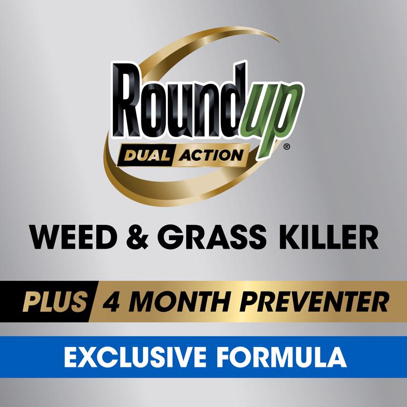 Roundup Dual Action Weed and Grass Killer RTU Liquid 1.25 gal