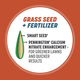 Pennington Smart Seed Bermuda Grass Full Sun Grass Seed and Fertilizer 8.75 lb