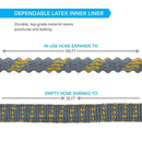 Hydrotech 5/8 in. D X 100 ft. L Medium Duty Professional Grade Expandable Lightweight Garden Hose