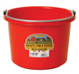 PAIL PLASTIC 8 QUART RED