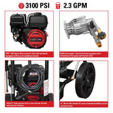 Simpson MegaShot MS61222 CRX 3100 psi Gas 2.3 gpm Pressure Washer