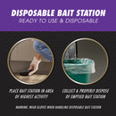 Tomcat Advanced Bait Station and Bait Blocks For Mice 2 pk