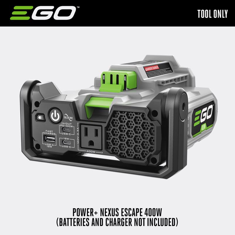 EGO Power+ Nexus Escape 400 W 120 V Battery Portable Power Station Tool Only PAD5000