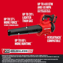 Craftsman V20 BRUSHLESS RP CMCBL730P1 110 mph 410 CFM Battery Handheld Blower Kit (Battery & Charger