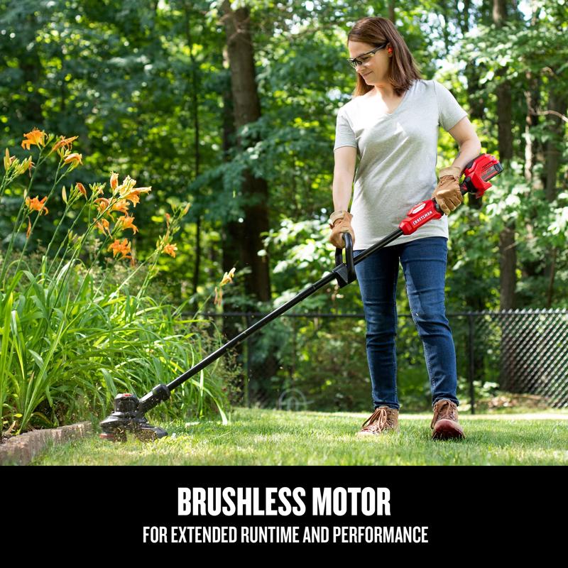 Craftsman V20 BRUSHLESS RP CMCST930P1 13 in. Battery String Trimmer Kit (Battery & Charger)