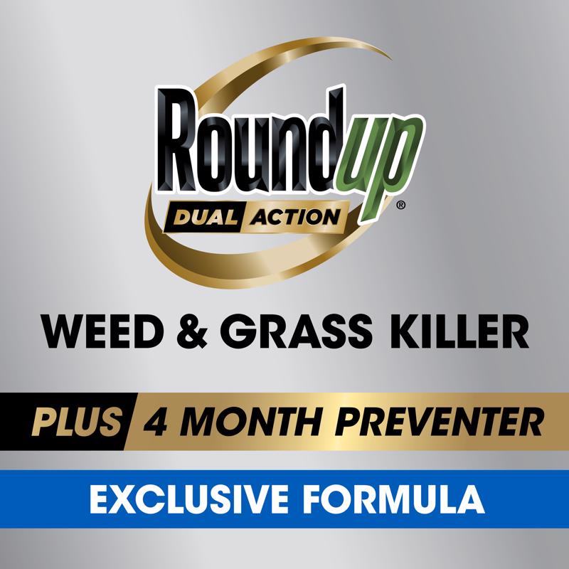 Roundup Dual Action Weed and Grass Killer + Preventer RTU Liquid 1 gal