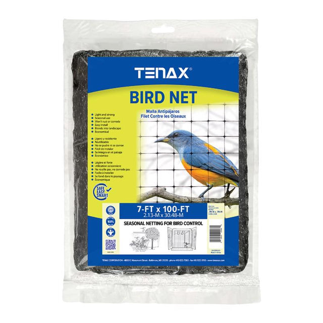 BIRD NETTING BLK 100X7'