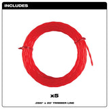 Milwaukee Professional Grade 0.95 in. D X 20 ft. L Trimmer Line