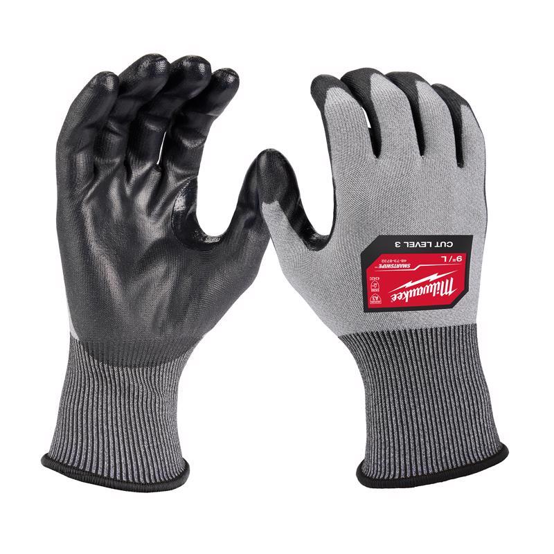 DIPPED GLOVE A3 L BLK/GY