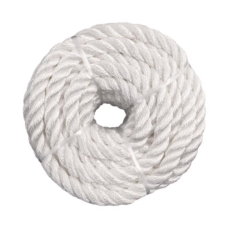 ROPE NYLON WHT 1/2"DX50'