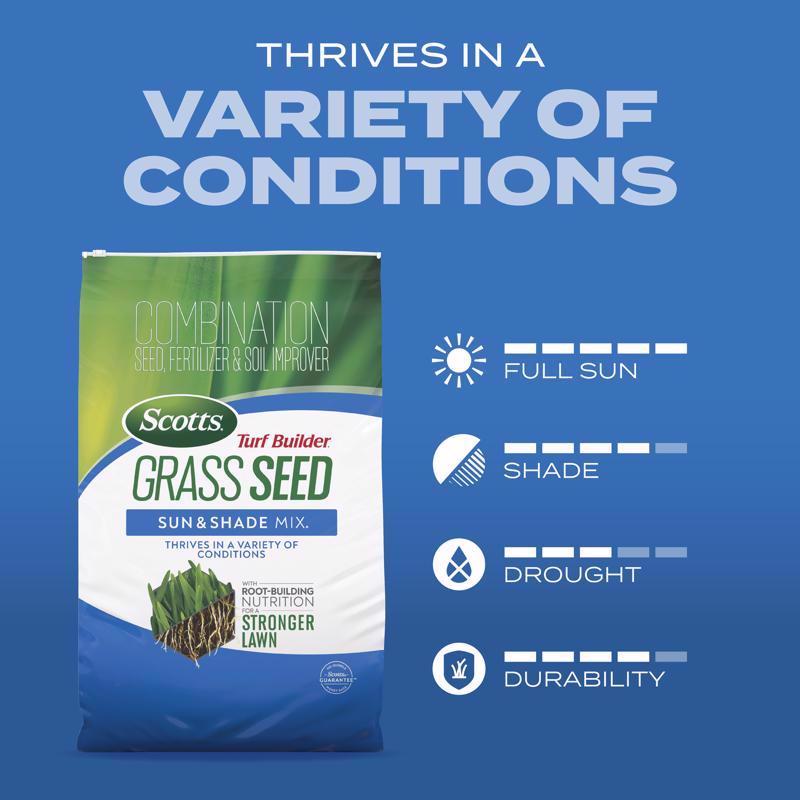 Scotts Turf Builder Mixed Sun or Shade Grass Seed 16 lb