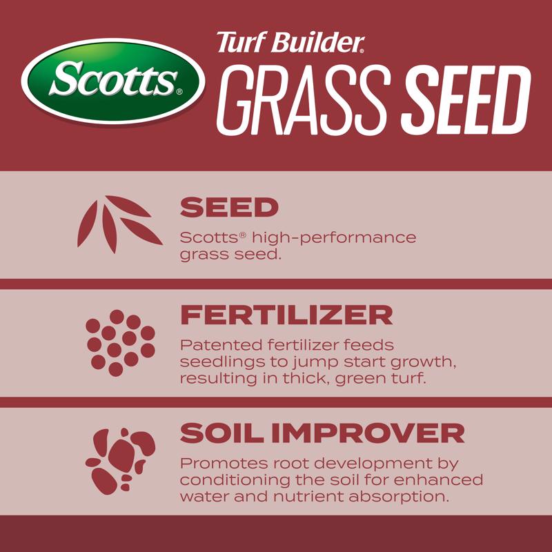 Scotts Turf Builder Mixed Full Sun Fertilizer/Seed/Soil Improver 2.4 lb