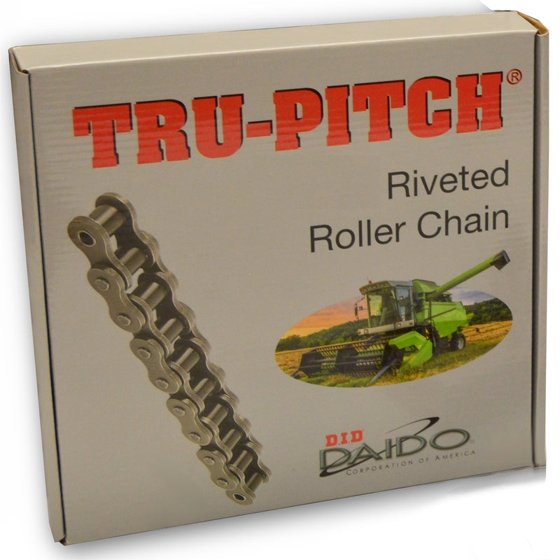 Tru-Pitch Daido Steel Roller Chain 1/8 in. D X 1/2 in. L