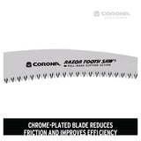 Corona RazorTOOTH RS16020 5 in. Carbon Steel Curved Pruning Saw