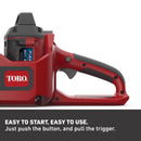Toro Flex-Force Power System 16 in. 60 V Battery Chainsaw Kit (Battery & Charger)