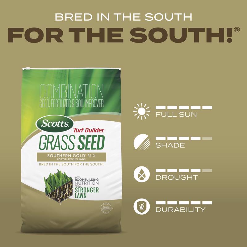 Scotts Turf Builder Mixed Sun or Shade Fertilizer/Seed/Soil Improver 5.6 lb