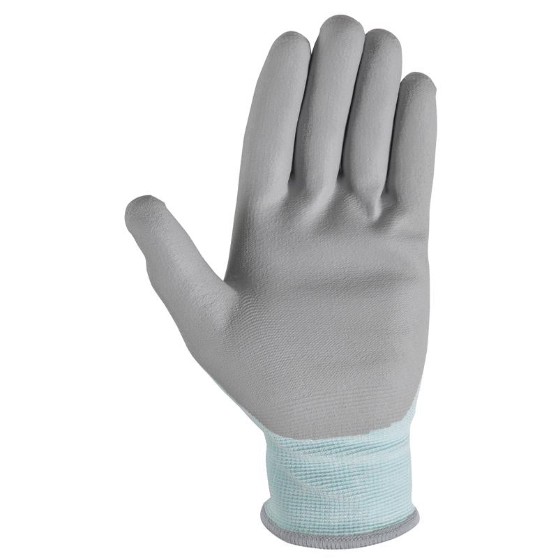 Wells Lamont Coolmax Women's Indoor/Outdoor Knit Work Gloves Black/Gray L 1 pair