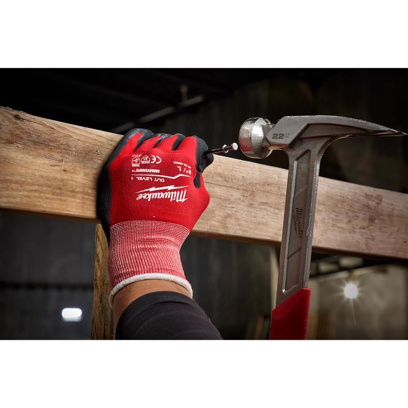 Milwaukee Winter Dipped Gloves Red XL 1 pair