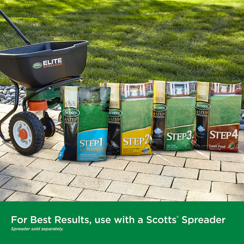 Scotts Step 4 Weed & Feed Lawn Fertilizer For All Grasses 15000 sq ft