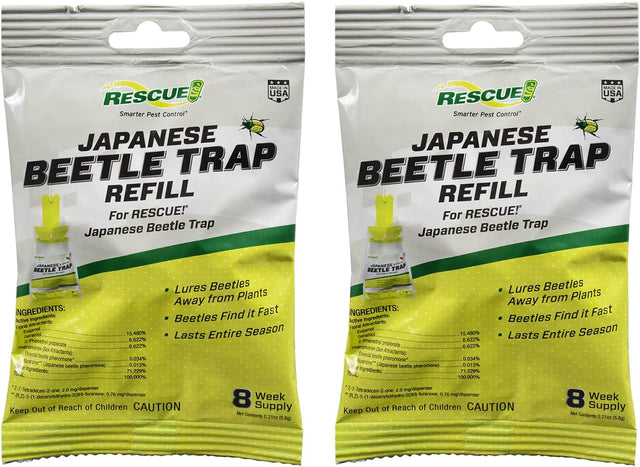 Japanese Beetle Trap Refill Lure – for RESCUE! Japanese Beetle Traps - 2 Pack