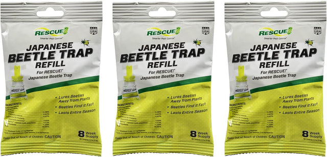 Japanese Beetle Trap Refill Lure – for RESCUE! Japanese Beetle Traps - 3 Pack