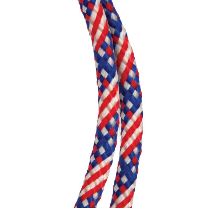 Koch 3/8 in. D X 100 ft. L Red/White/Blue Diamond Braided Polypropylene Rope