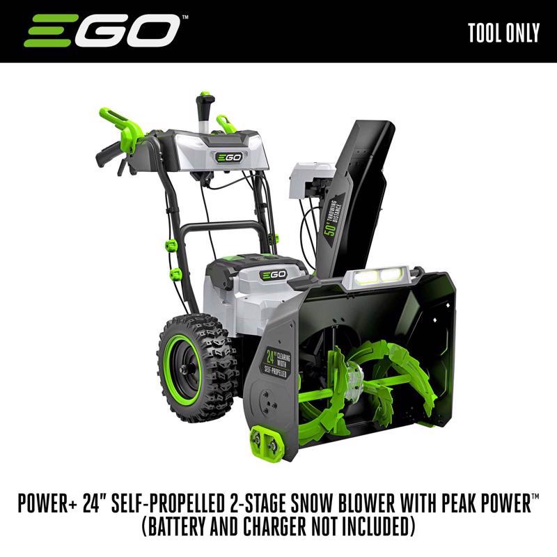EGO Power+ Peak Power SNT2410 24 in. Two stage 56 V Battery Snow Blower Tool Only