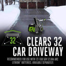 EGO Power+ Peak Power SNT2800 28 in. Two stage 56 V Battery Snow Blower Tool Only