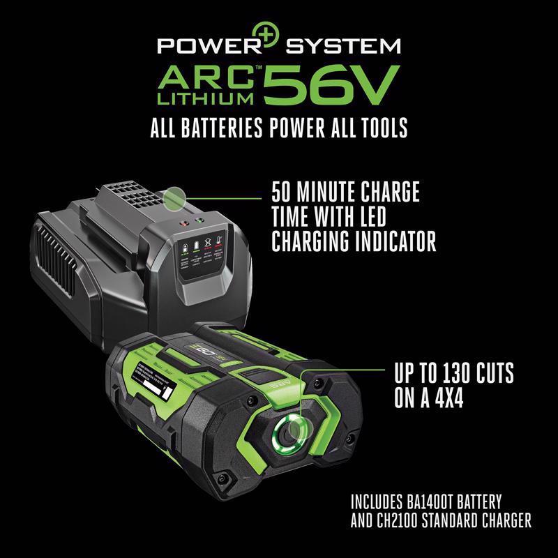 EGO Power+ CS1611 16 in. 40 cc 56 V Battery Chainsaw Kit (Battery & Charger)