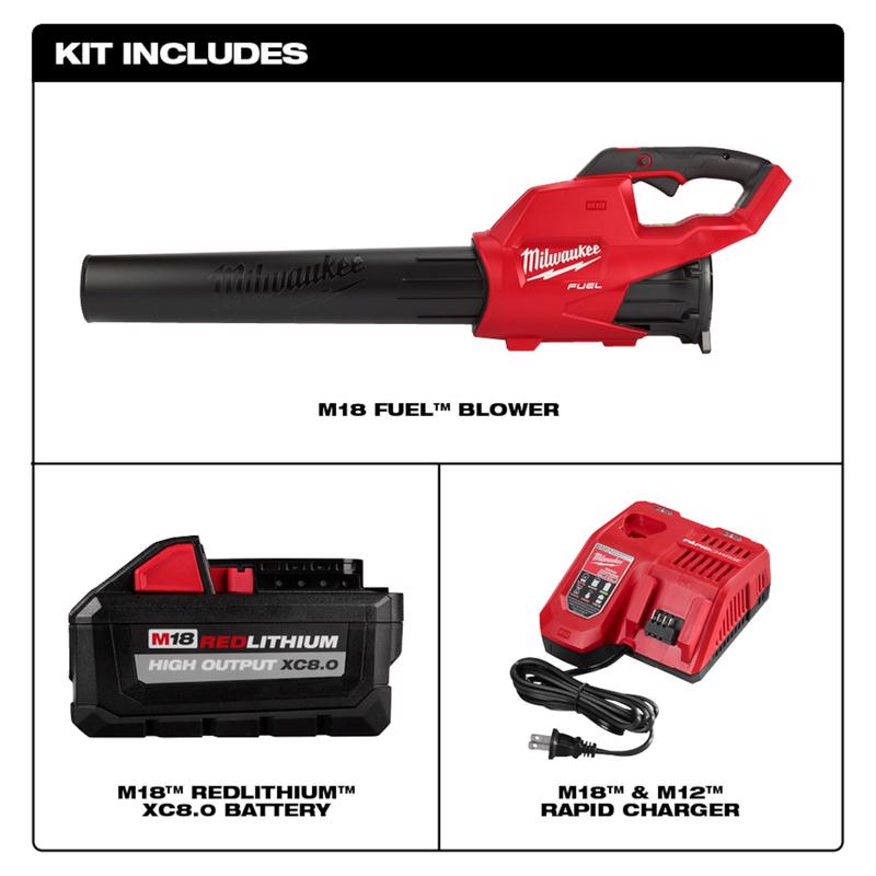 Milwaukee M18 FUEL 2724-21HD 120 mph 450 CFM 18 V Battery Handheld Blower Kit (Battery & Charger)