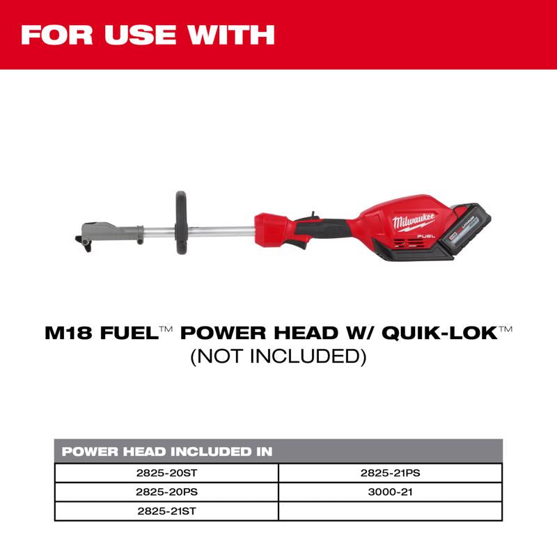 Milwaukee M18 FUEL Quik-Lok 3 ft. L Hedge Trimmer Attachment