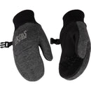 GLOVS CHILD'S BLK/GRAY S