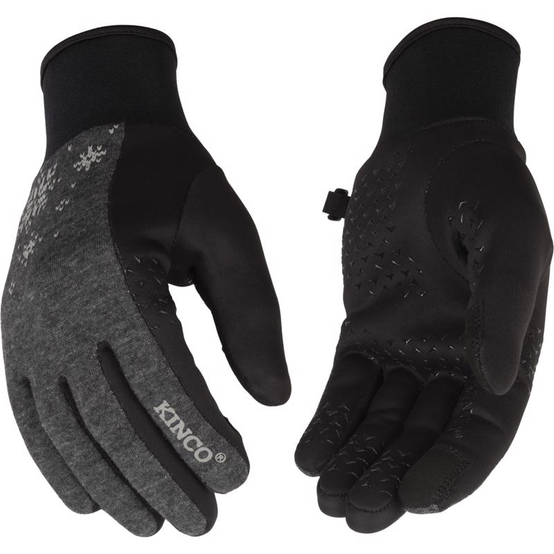 GLOVES WOMEN'S BLK/GRY M