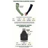 Farmers Defense S/M Polyester/Spandex Cream Protection Sleeves