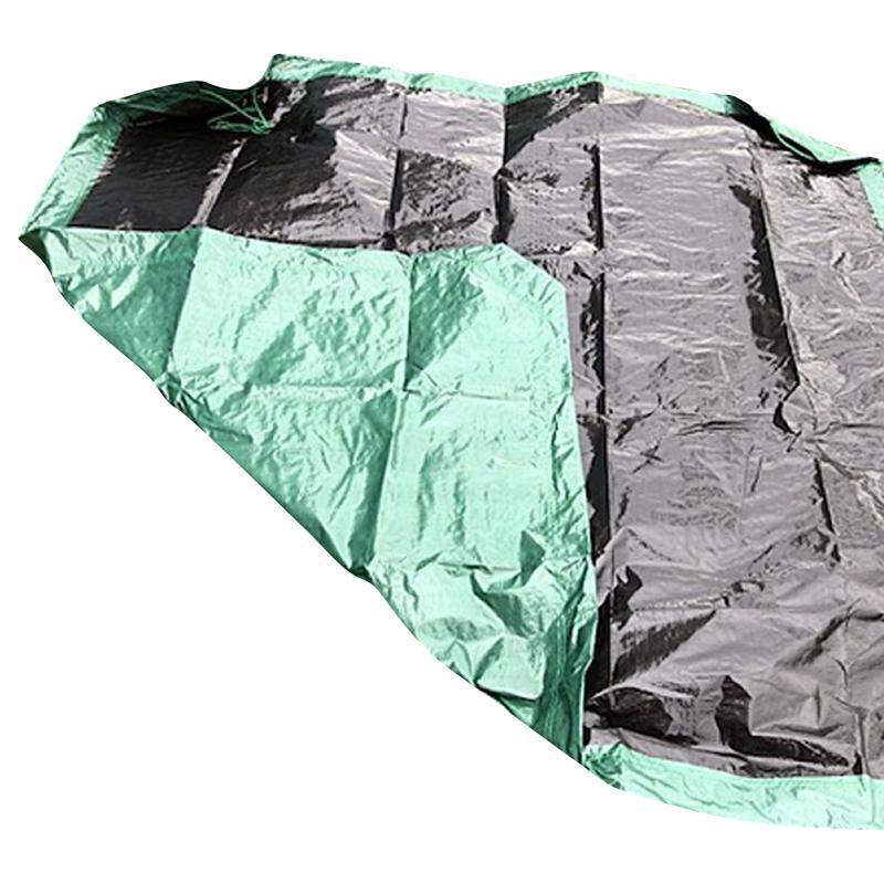 YARD TARP BLK/GRN 8X8'