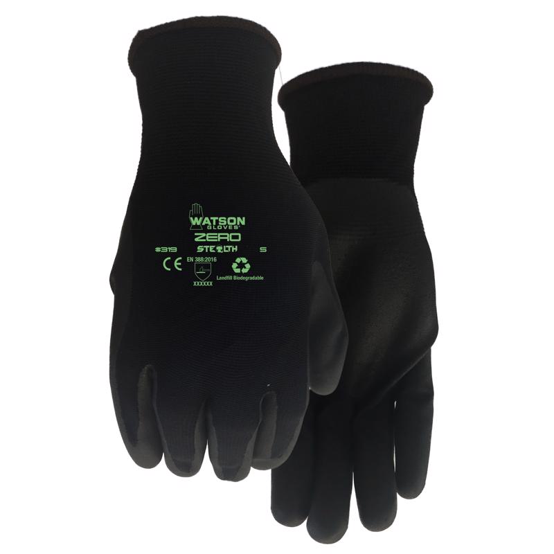 GLOVES NYLON BLACK S