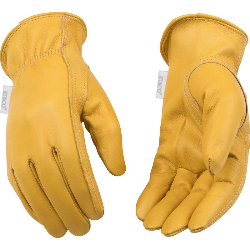 Kinco Women's Driver Gloves Tan L 1 pair