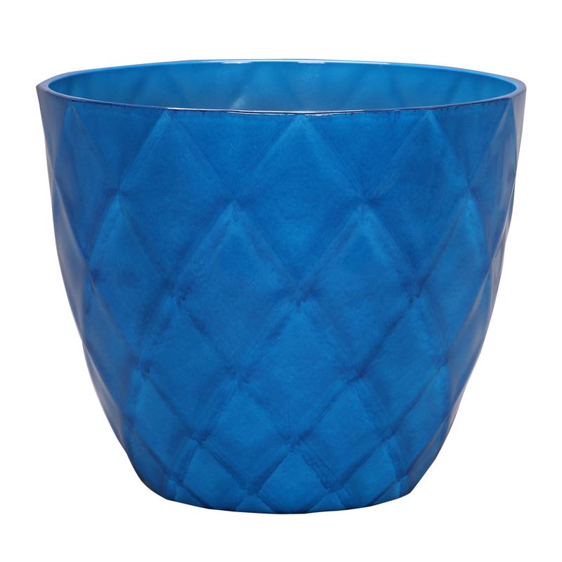 PLANTER DIAMOND BLUE 16"