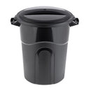 TRASH CAN PLSTC BLK 20G