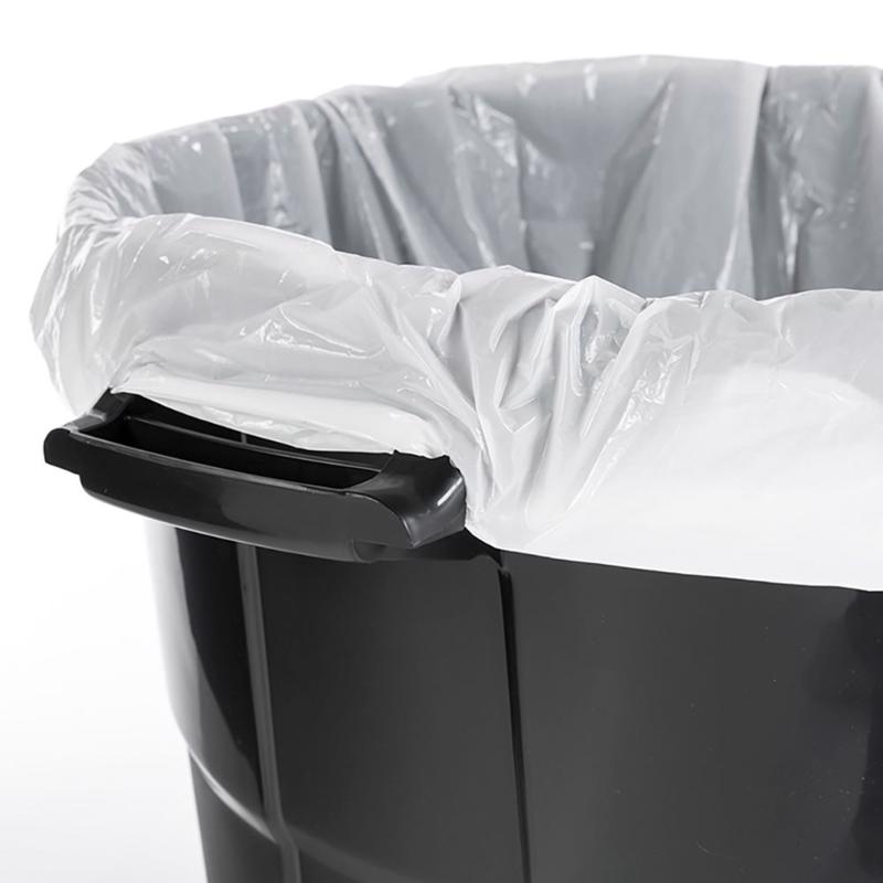 United Solutions 20 gal Black Plastic Trash Can Lid Included
