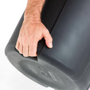 United Solutions 20 gal Black Plastic Trash Can Lid Included