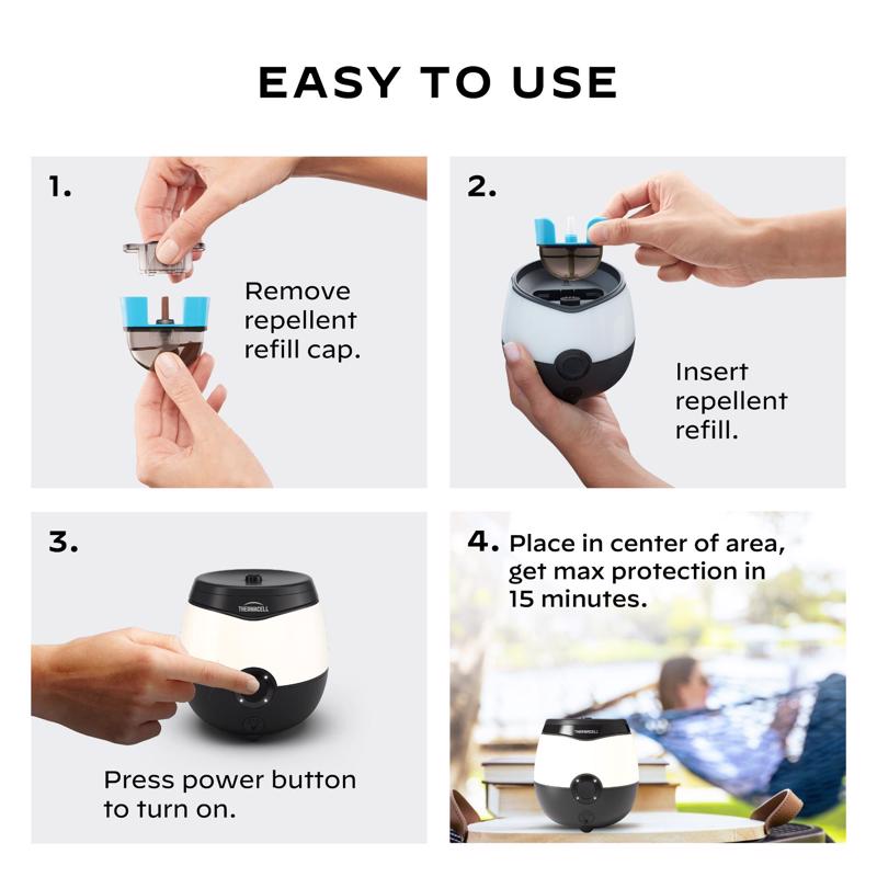 Thermacell Insect Repellent Device Cartridge For Mosquitoes