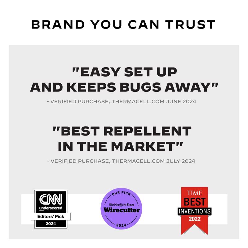 Thermacell Insect Repellent Device Cartridge For Mosquitoes