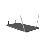 SHELF KT MTL/RSN BLK 45"