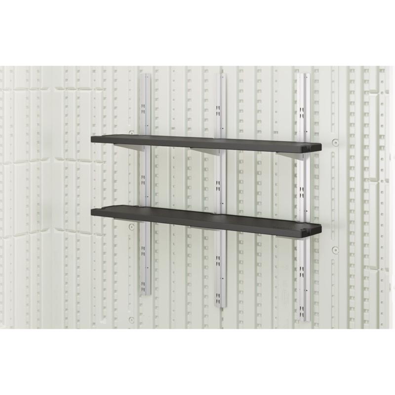 Suncast 1.25 in. H X 49.65 in. W X 10 in. D Resin Shelf Kit