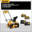 DEWALT 60V MAX FLEXVOLT DCSNP2142Y2 21 in. Single stage 60 V Battery Snow Blower Kit (Battery & Char