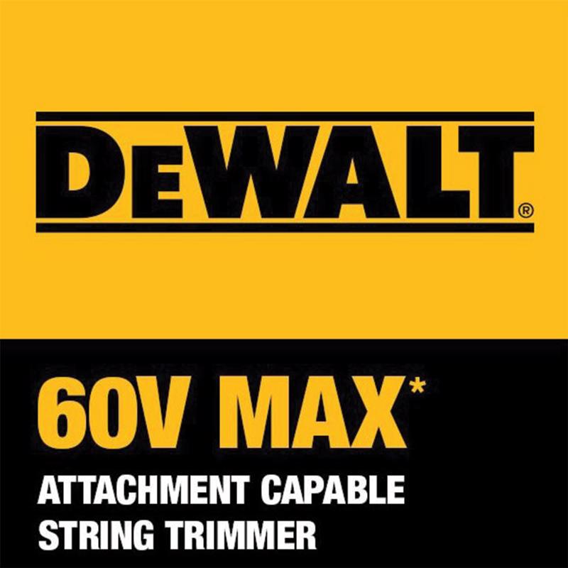 DeWalt 60V MAX DCKO266X1 17 in. 60 V Battery Blower/Trimmer Kit (Battery & Charger)
