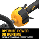 DeWalt 60V MAX DCKO266X1 17 in. 60 V Battery Blower/Trimmer Kit (Battery & Charger)