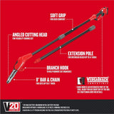Craftsman V20 CMCCSP20M1 8 in. 20 V Battery Chainsaw/Pole Saw Combo Kit (Battery & Charger)